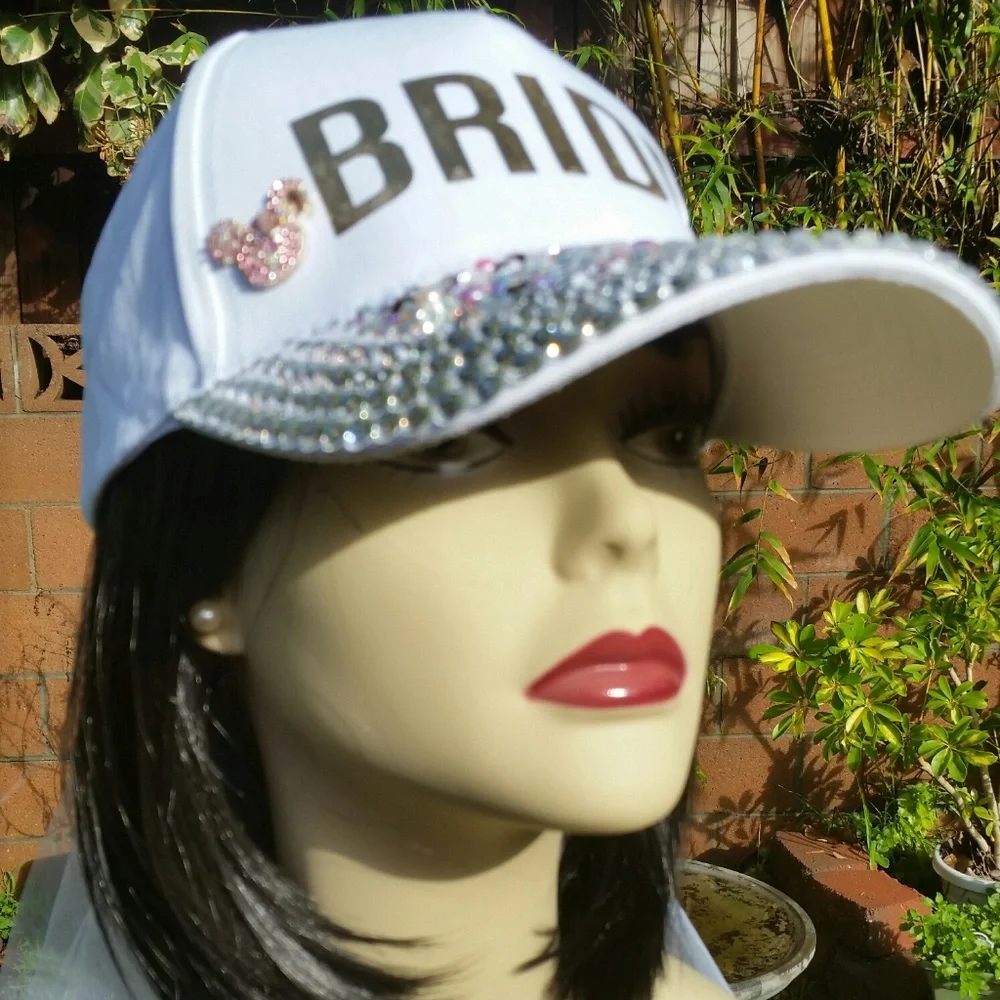 Bridal Bling Hats-Wedding Hats-Bachelorette Hats - Picture 7 of 8